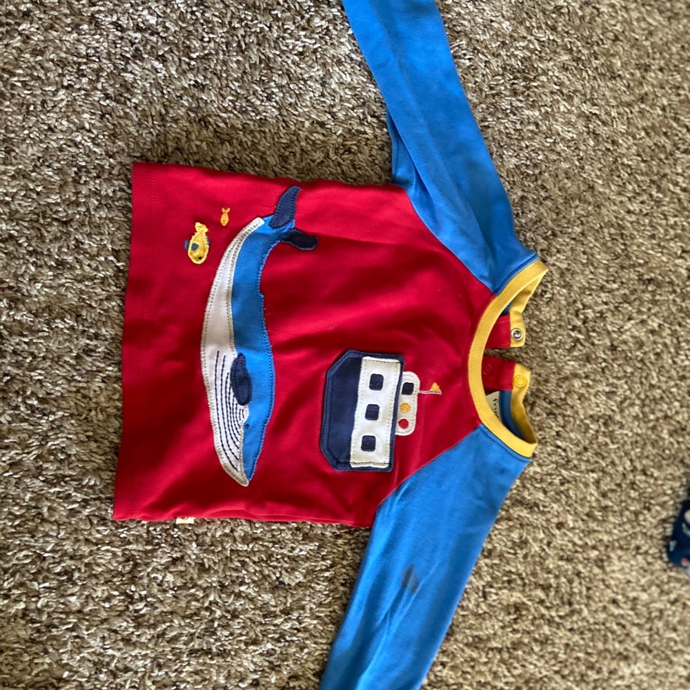 Frugi boys top 6-12 mos